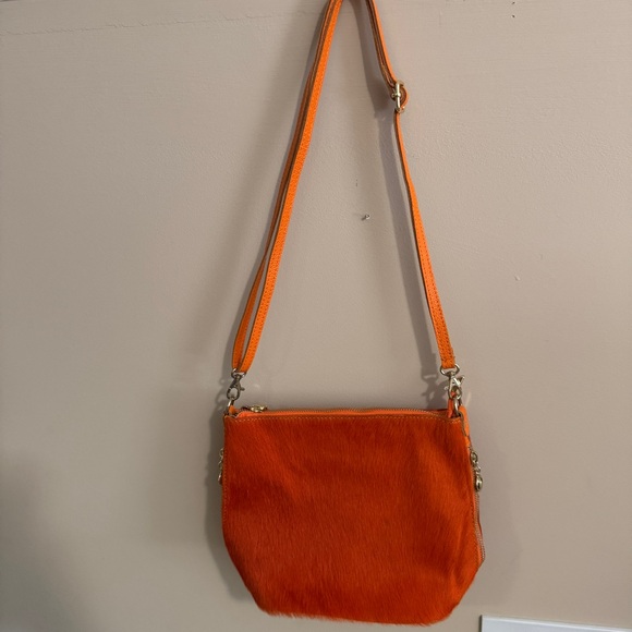 Handbags - Genuine Leather Calf Pony Hair crossbody bag